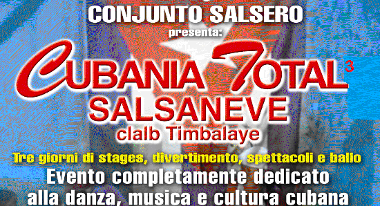 Cubania Total y Salsa Neve 2012